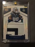 2024National Treasures - Framed Fabric CeeDee Lamb #FF-CLB Holo Silver /25 (MEM)