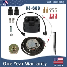Single Fire Programmable Ignition Coil Kit 53-660 For EVO Big Twin XL Sportster