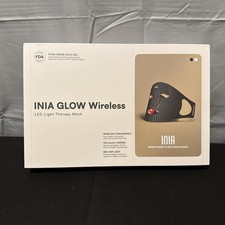 INIA Red Light Therapy Mask for Face, Glow Wireless LED Face Mask Light Therapy