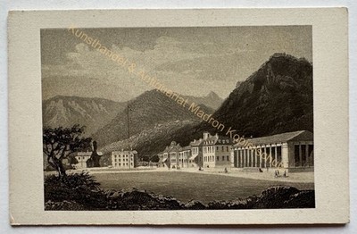 orig CDV Foto Litho Fotografie Bild alt um 1873 Bad Kreuth Tegernsee Ravizza Max