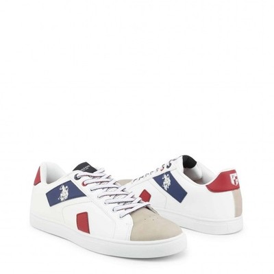 U.S. Polo Assn. Herren Sneaker Gr. 46 Weiß Rot Blau Neu mit OVP