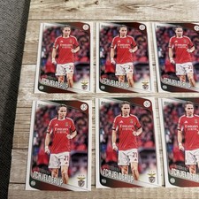 (14) Andreas Schjelderup #27 Benfica lot #2 2025-26 Topps UEFA Club Competitions