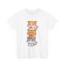 Kawaii Cat Shirt, Kitty Lovers Kitten Anime Cats Lovers Funny Women Men Shirt