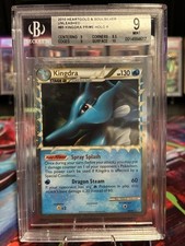 2010 POKEMON HEARTGOLD & SOULSILVER UNLEASHED #85 KINGDRA PRIME HOLO BGS 9 💎