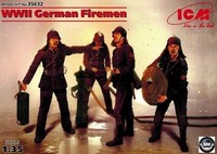 Icm Wwii German Firemen Deutsche FeuerwehrmäNner 1:35 Bausatz Kit 35632
