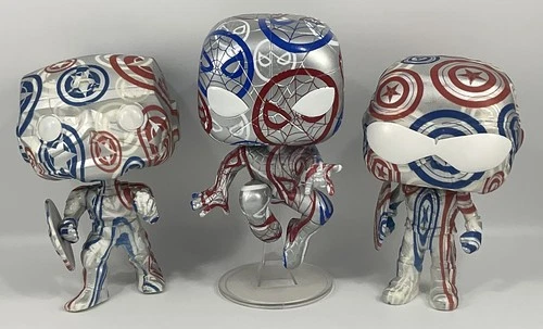 Funko POP! Captain America, Avengers, Winter Soldier, Spider-Man Target Loose