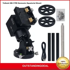 TeSeek HM-17PE Harmonic Equatorial Mount 18KG Load Capacity + Pier Extension