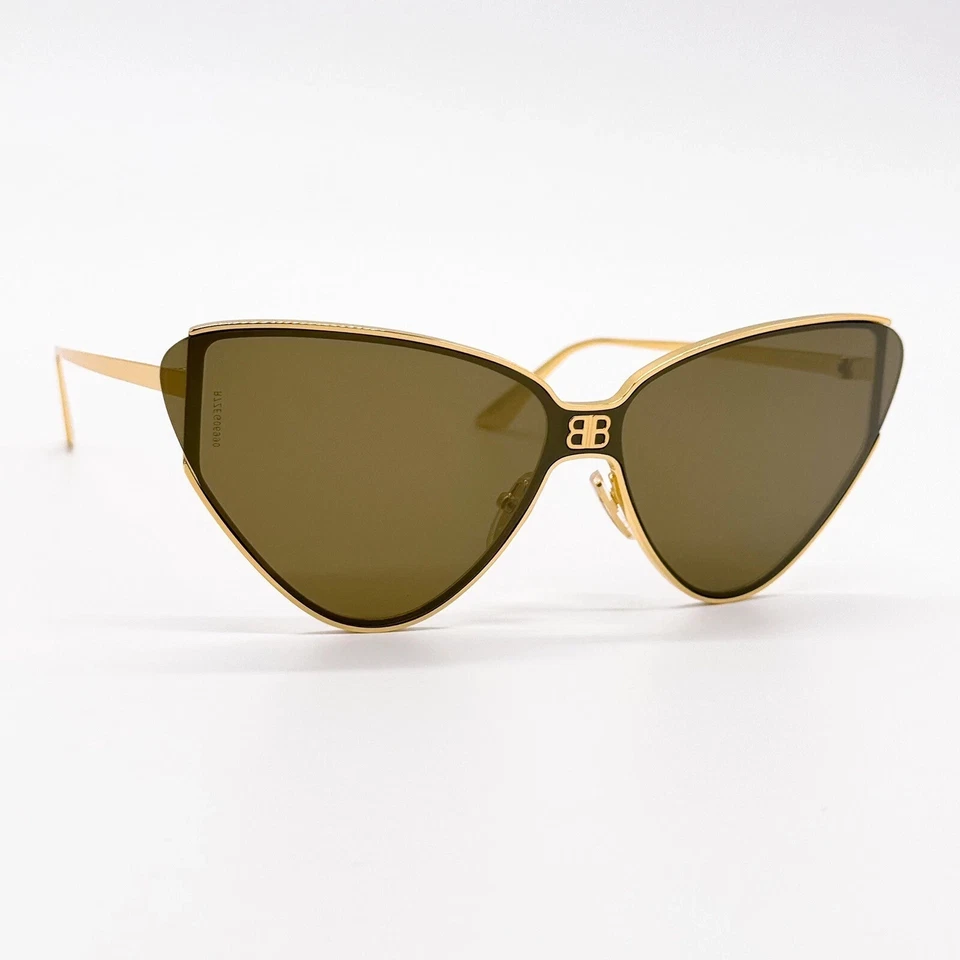 Balenciaga Cat Eye Gold Brown Women's Sunglasses BB0191S 004 - Image 2 of 4