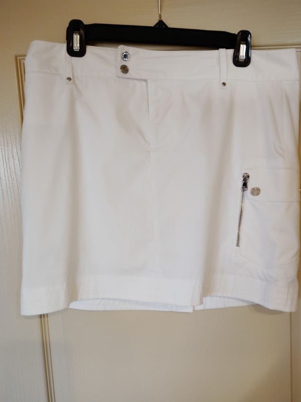 Ralph Lauren Golf White Skirt Size 8 New