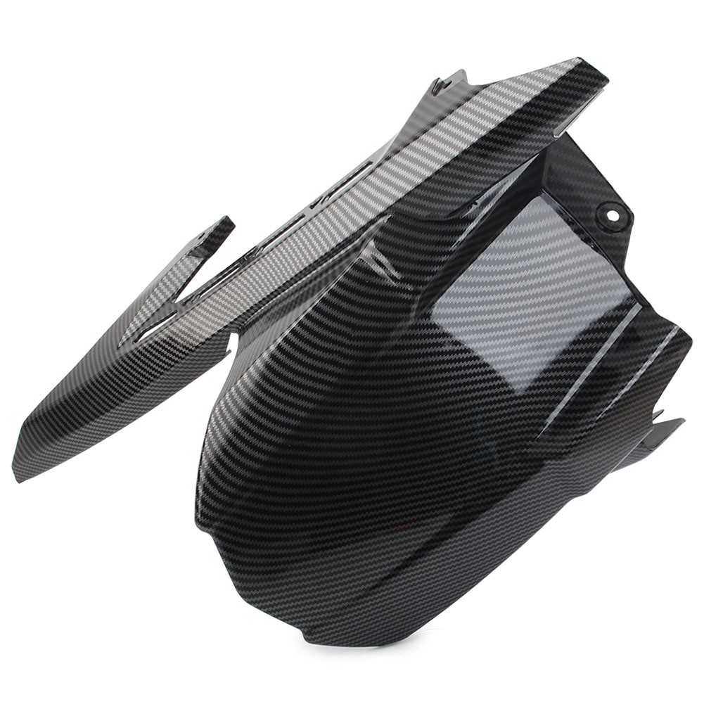 Carbon Fiber Rear Hugger Fender Mudguard Chain Guard For Kawasaki Z900 2017-2023