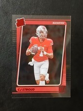 2023 Panini Chronicles - Clearly Donruss Rated Rookie C.J. Stroud  Red /149 (RC)