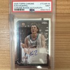 2025 Topps Chrome Kon Knueppel Chrome Rookie Autographs (PSA 9)