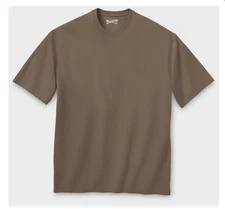 DULUTH TRADING Longtail T Relaxed Fit Short Sleeve T-Shirt in Tarmac - Large