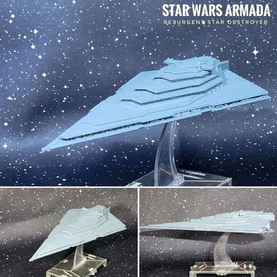 Star Wars Armada First Order Resurgent Star Destroyer Hand PAINTED 14k 3D