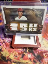 2022 Topps Triple Threads Shohei Ohtani Gu Jersey Patch #22/36 Angels/dodgers