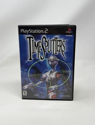 TimeSplitters PS2 PlayStation 2 Game + Case Pristine Disc Authentic Tested Works