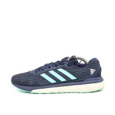 adidas Damen Solar Glide Sneaker blau Mesh Low-Top Atmungsaktiv Laufschuhe EU 40