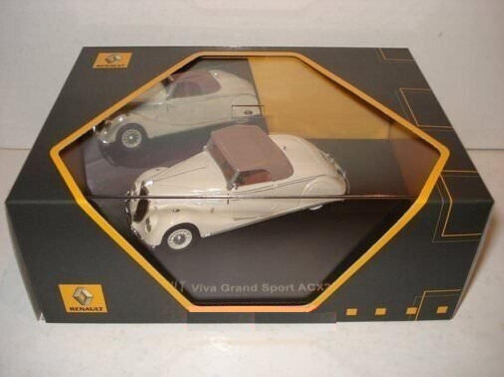 Renault Type ACX2 Viva Grand Sport 1936 cabriolet haut de gamme échelle 1/43 Universal Hobbies 7711421913