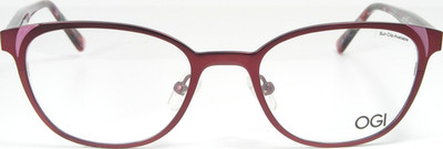 OGI HERITAGE 4027 2173 Roulette Red Eyeglasses Glasses Frame 49-18-140 Italy NEW