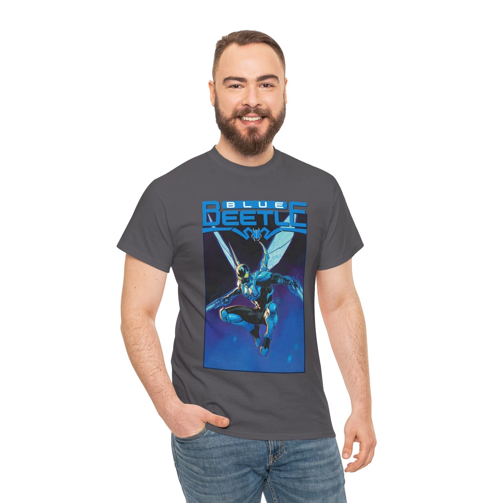 Blue Beetle T-Shirt - Dan Mora Art - Jaime Reyes - DC Comics