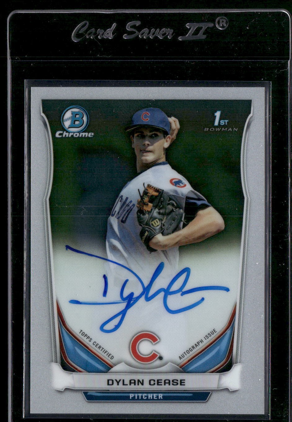 2014 Bowman Draft Dylan Cease #BCA-DC Auto Chrome Draft Pick Autographs