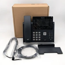 Yealink SIP-T46S Ultra-Elegant Gigabit IP Phone HD Screen 10 Lines - Black