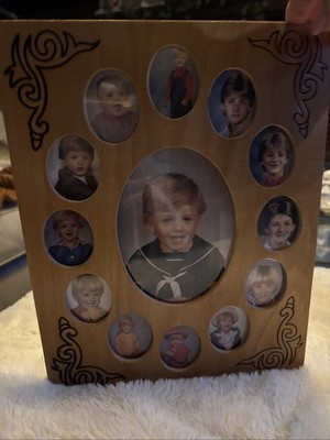 Collage School Picture Frame kindergarten - 12th Grade Brown 14''x 11'' Vintage