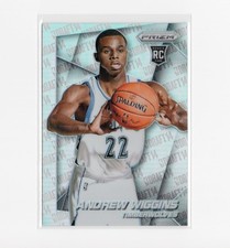 2014-2015 Panini Prizm Variation Silver Andrew Wiggins #31 Rookie Card RC. rookie card picture