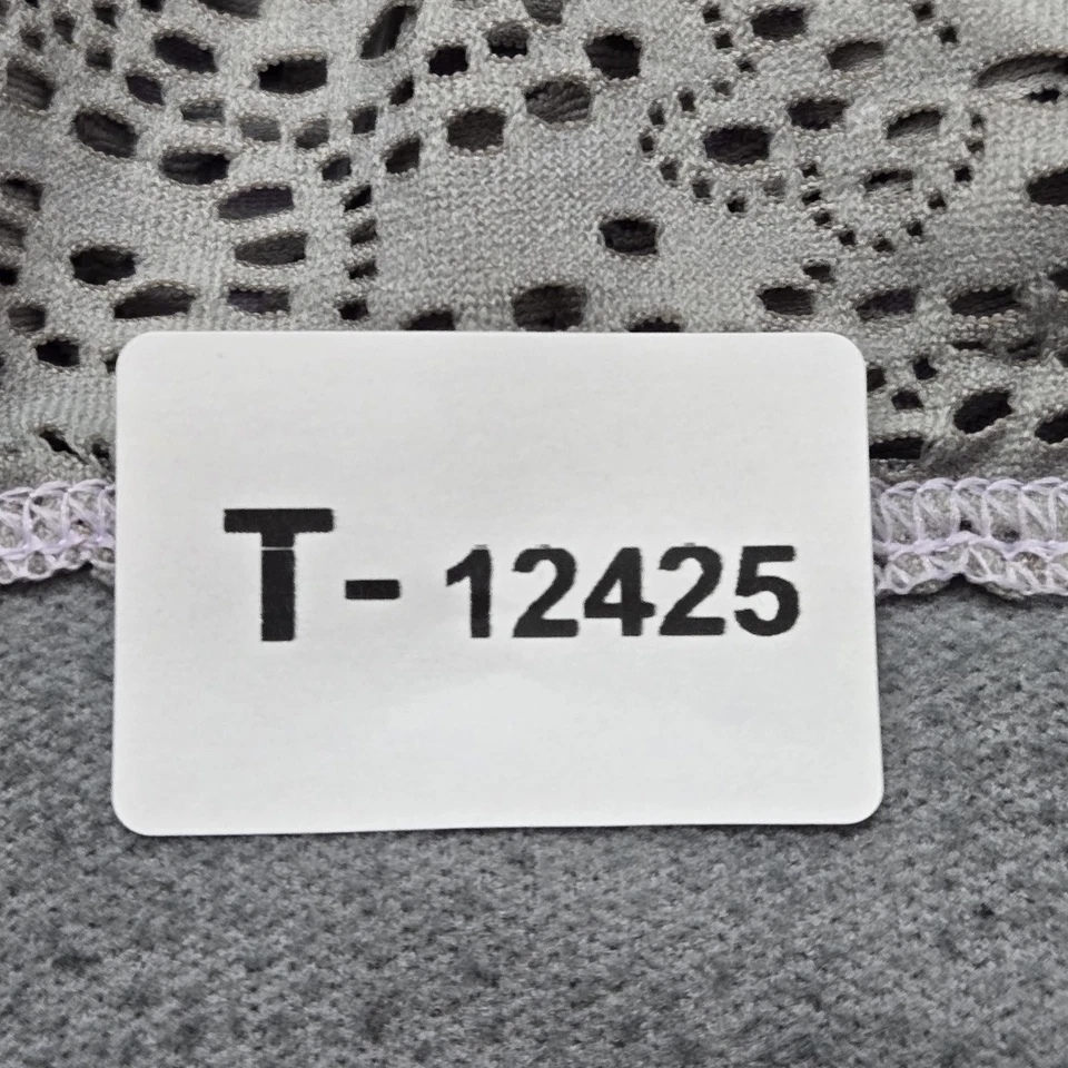 PINK Women Bra M Gray Ultimate Lightly Lined Bralette Wireless Lace Logo - Image 2 of 4