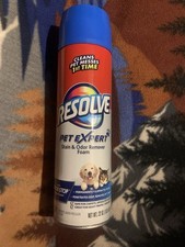 Resolve Pet Expert Stain And Odor Remover Foam 22 oz Spray Can 