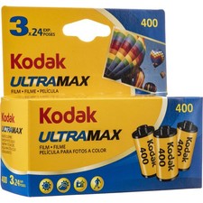 Kodak Kodacolor Ultra Max 400 GC Color Negative Film ISO 400, 35mm Size, 24 Expo