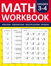 Math Workbook Grade 3  4 Addition, Subtraction, Multiplication, and Division Ex