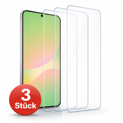 3x Panzerfolie für Samsung Galaxy A56 5G   - 9H Tempered Glass Schutzglas