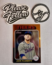 Jack Flaherty /699 SP 2024 Topps Heritage High Number - #357 Detroit Tigers