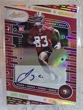 2024 Panini Absolute - Rookies Jacob Cowing #191 Spectrum Red Signatures /100 