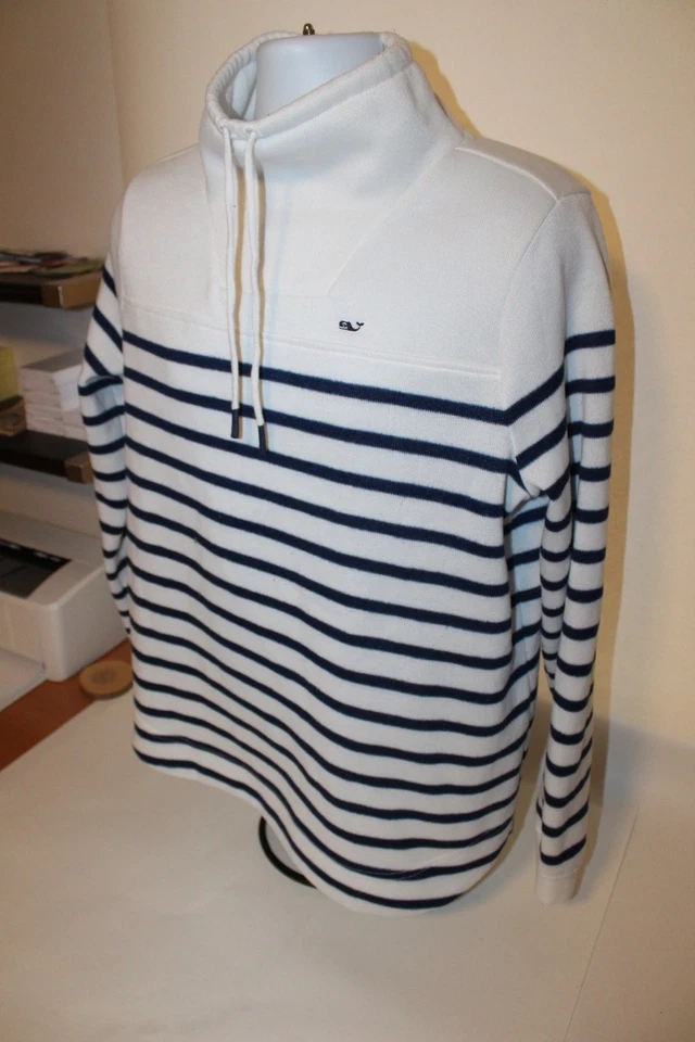 Suéter Vineyard Vines para mujer polar cuello embudo pulóver cuello alto talla XL Foto 3 de 4