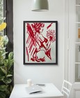 Original Abstract Female Figure Painting 9x12 paper Modern Wall Art Home Decor — photo 2