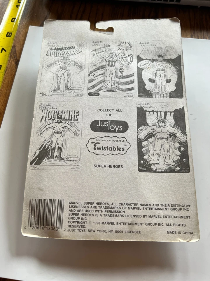 Figura de acción de Marvel Twistables Silver Surfer Just Toys 1990 de colección Foto 2 de 3