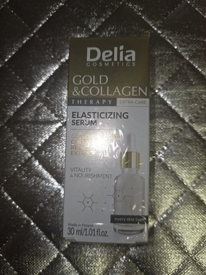 Delia Cosmetics Gold & Collagen Therapy Extra-Care Elasticizing Serum 1.01 fl oz