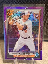 2024 Bowman Chrome Purple Mega Box Refractor Jordan Westburg RC /250 #42 Rookie