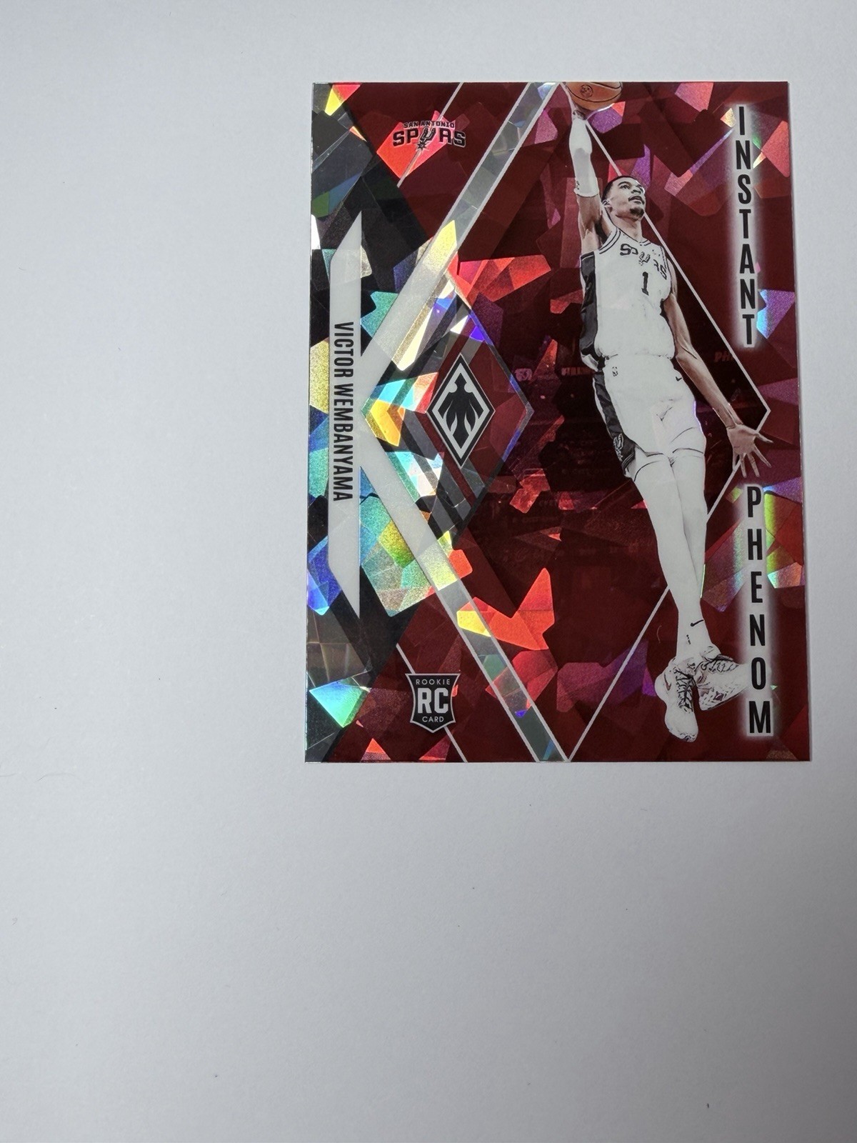 2023-24 Panini Phoenix - Instant Phenom Victor Wembanyama #13 Red Ice (RC)