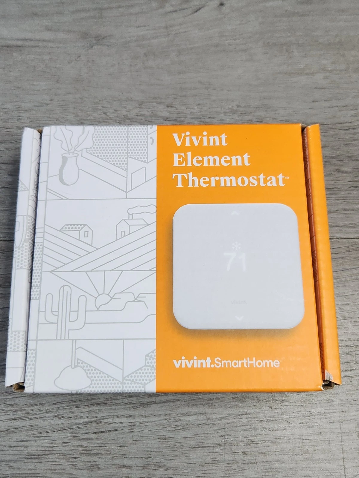 Vivint Element Thermostat V2 Smart VS-ELEM02-001 New
Opens in a new window or tab