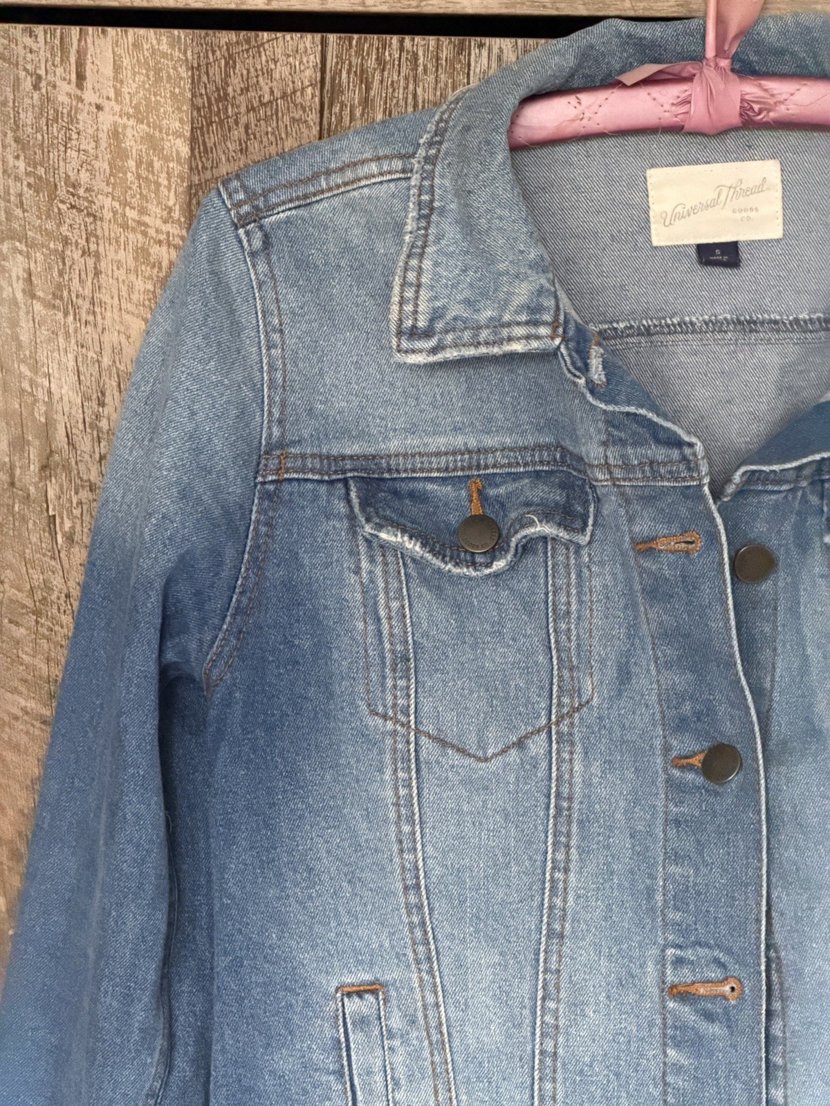 Universal Thread Distressed 4-Pocket Medium Blue … - image 5