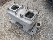 Vintage Edelbrock Intake Manifold 2x4 Tr1 Tunnel Ram Tunnel Ram Sbc Chevy