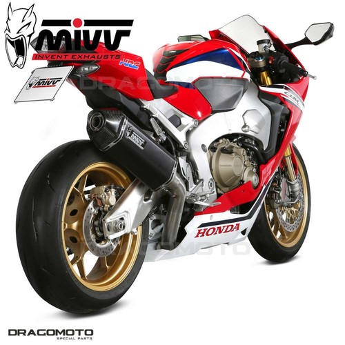 échappement HONDA CBR 1000 RR 2017 2018 MIVV Speed Edge Noir - Photo 3/5