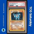 1999 POKEMON BASE SET 1ST EDITION #8/102 MACHAMP HOLO RARE PSA 6