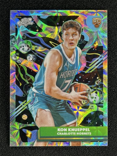 2025-26 Topps Chrome Cosmic Kon Knueppel #197 RC Rookie Nucleus Refractor