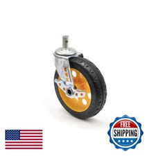 Rock-N-Roller All-Terrain Caster with Brake 8" x 2" 2-Pack for R12 Multi-Carts