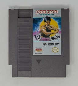 Jackie Chan's Action Kung Fu GAME & BOX (No manual) Nintendo NES