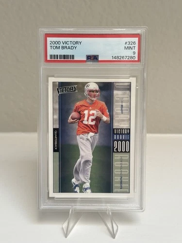 Tom Brady Victory Upper Deck Rookie #326 PSA 9